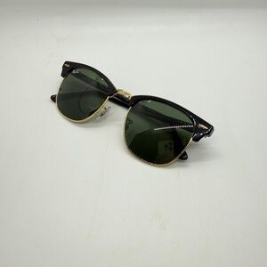 Ray-Ban Black and Gold Frame Sunglasses